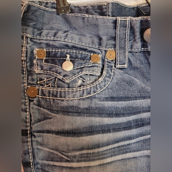 True Religion Faded Jeans - Joey Big T - Picture 3 of 5